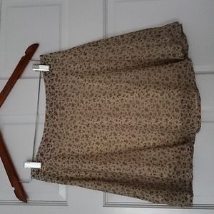 Flowy flowered skirt